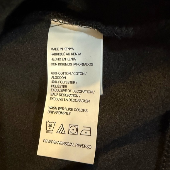 Izod Black Crewneck Sweater - Picture 4 of 6